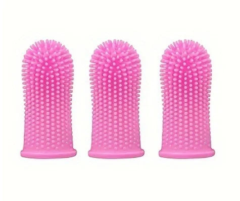 Silicone Finger Toothbrush for Dogs & Cats – Nontoxic