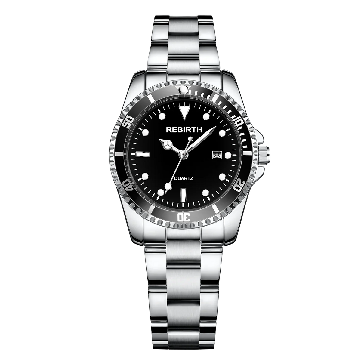 Women's Stainless Steel Quartz Watch – Elegant Business Classic