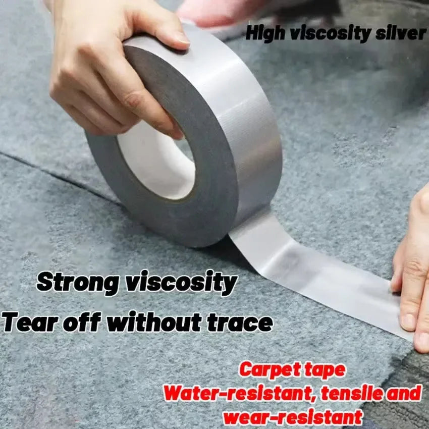 10m Waterproof Heavy-Duty Silver Repair Tape | Industrial Adhesive