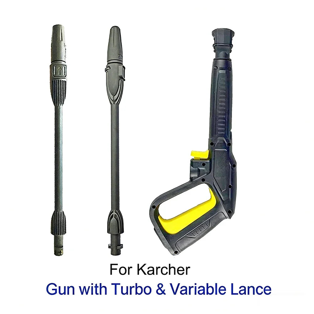 Pressure Washer Spray Gun & Turbo Lance Kit for Kärcher K2–K7