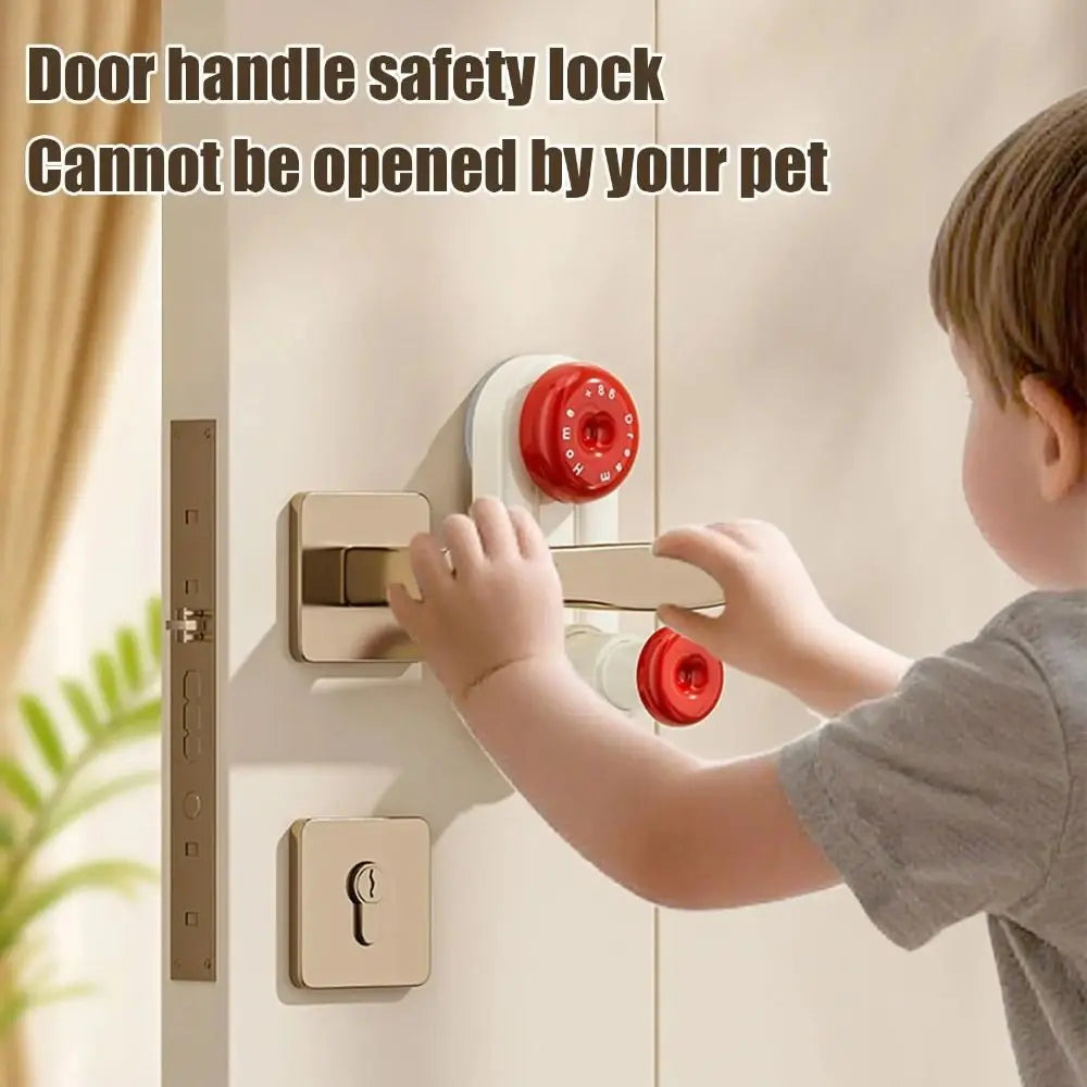 Suction Cup Door Security Stopper – 3-Gear Child Safety Lock