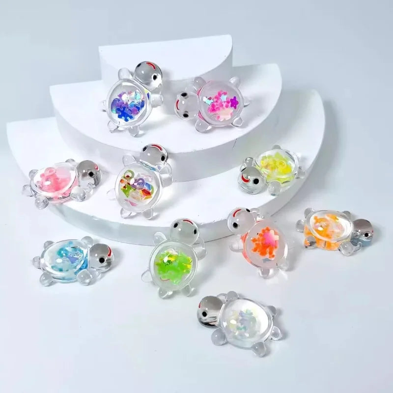 Mini Luminous Turtle Party Favors Glow Desk Toys 10-50pcs