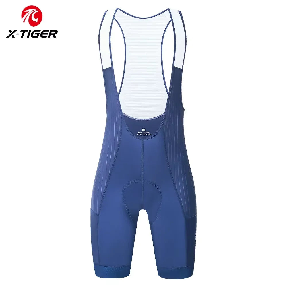X-TIGER Men's Pro Cycling Bib Shorts | Foam Cushion, Lycra