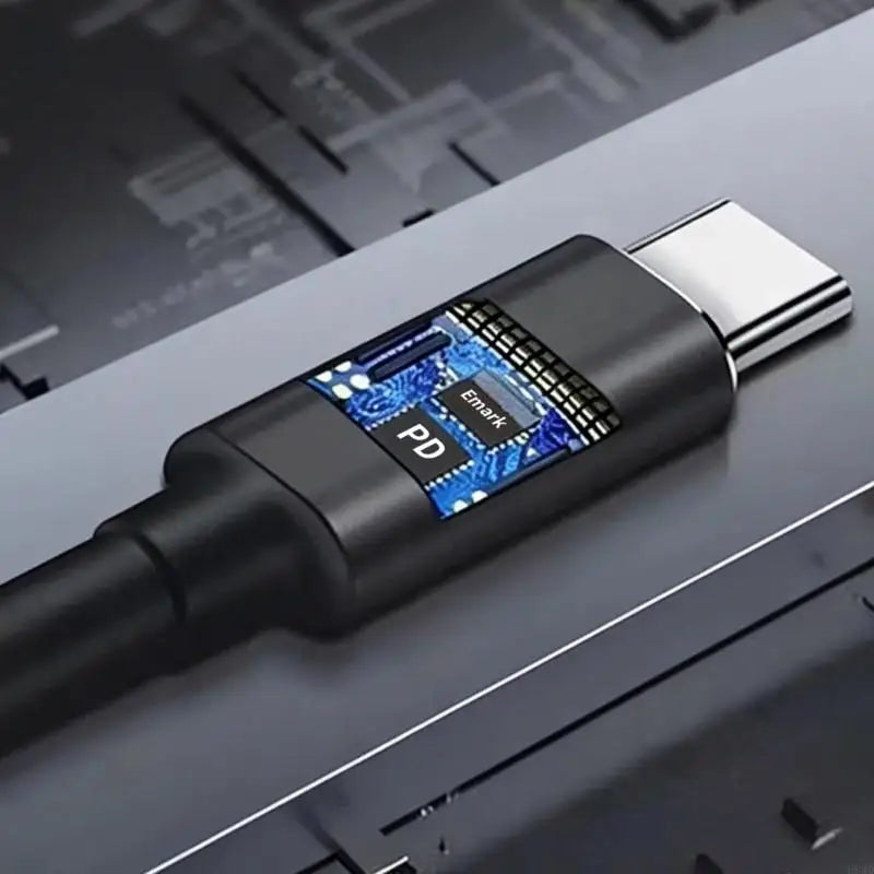 USB-C to DC 100W Power Cable Set – 10 Interchangeable Tips