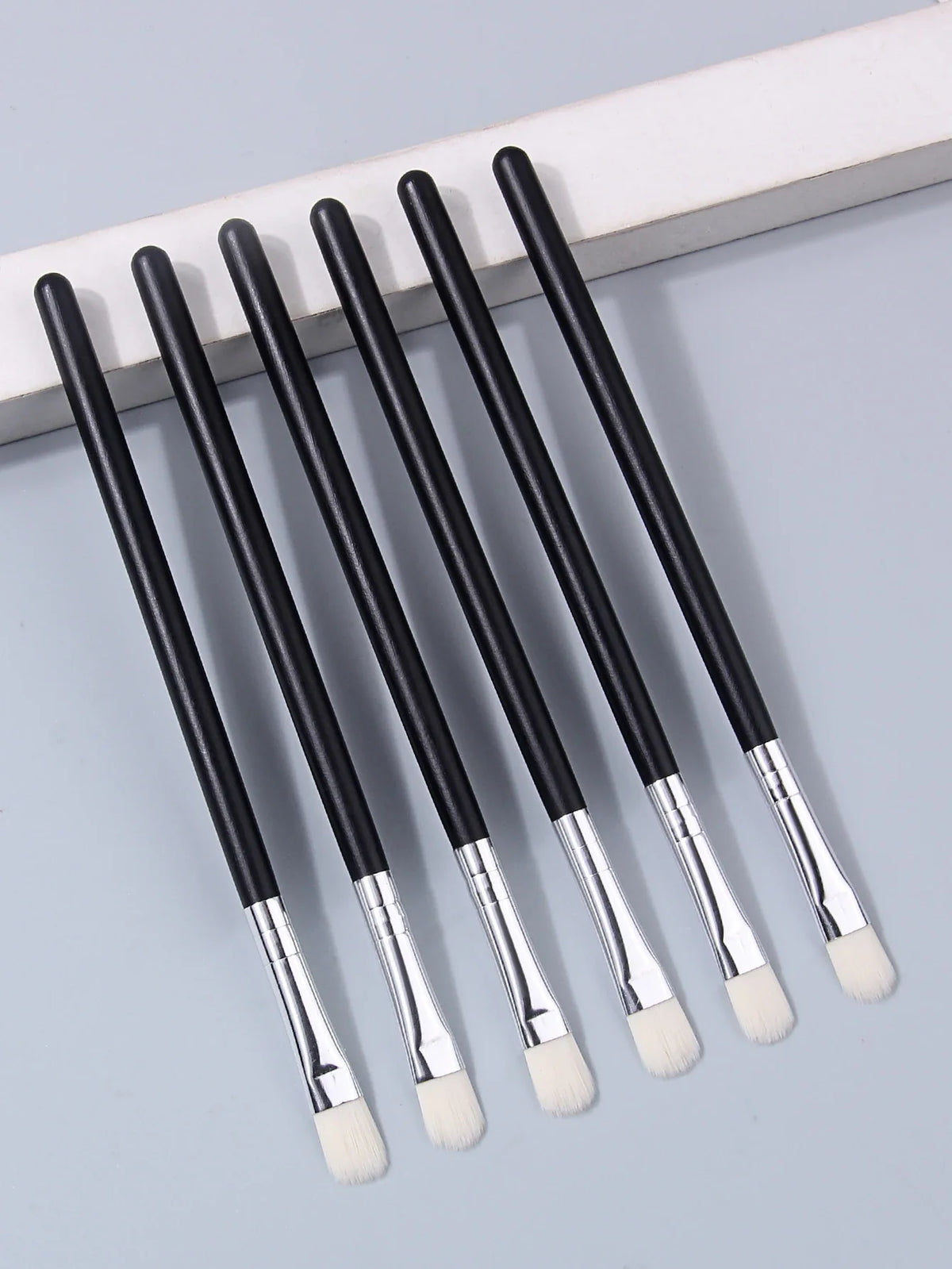 6-Piece Soft Eye Makeup Brush Set – Eyeshadow Blending Kit