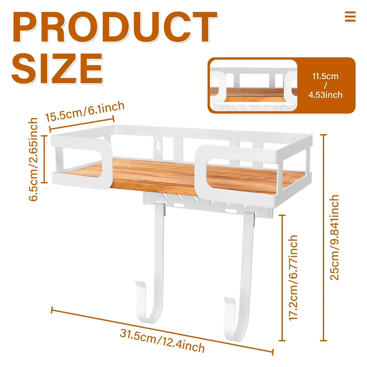 Wall Mount Ironing Board Holder – T & V Shape Storage Rack