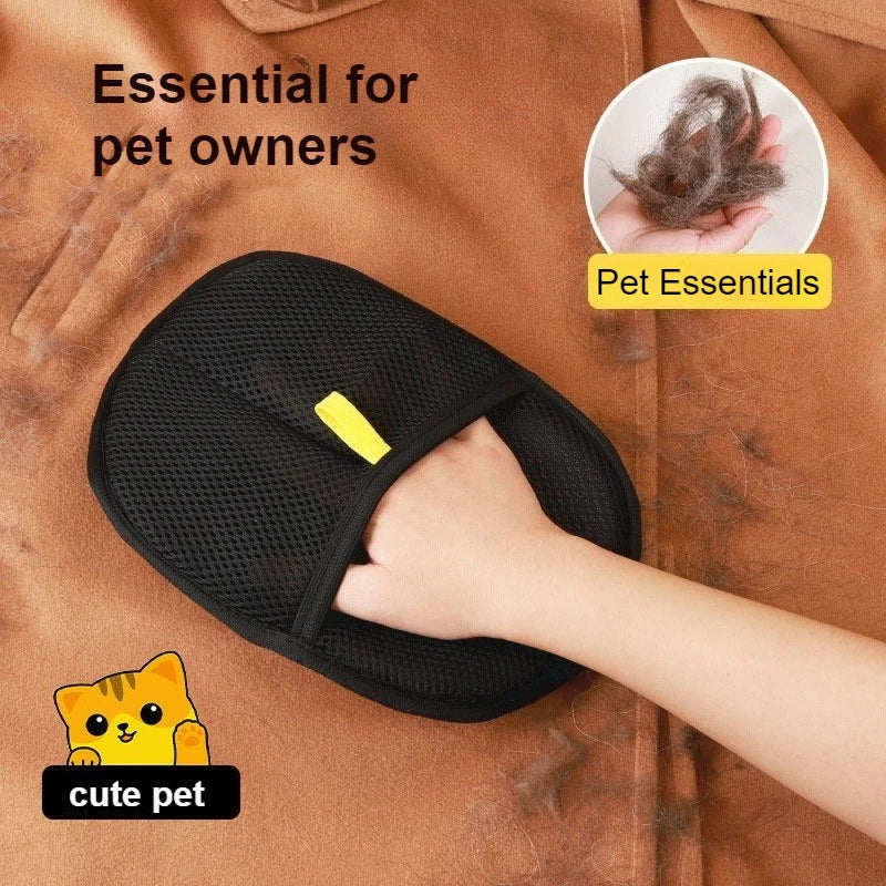 Reusable Pet Hair Removal Gloves – Double-Sided Grooming