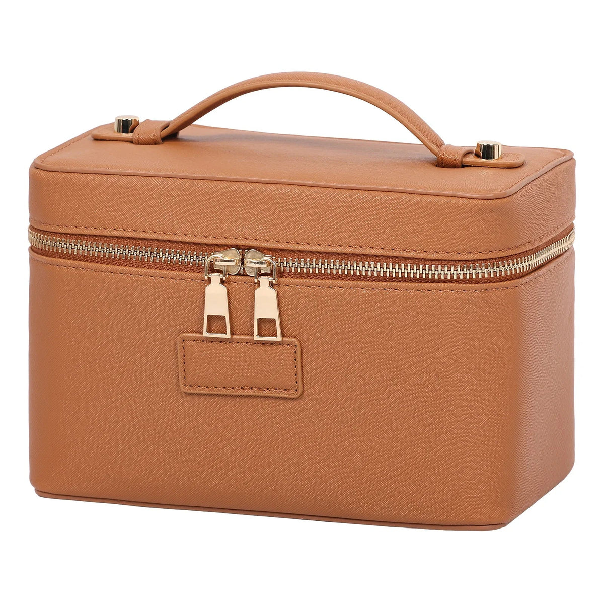 PU Leather Cosmetic Bag – Large Travel Makeup Organizer