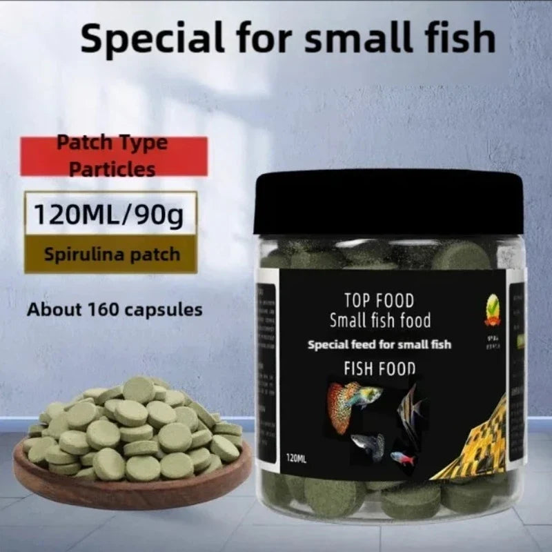 Small Fish Food – High Protein Brine Shrimp & Spirulina Formula