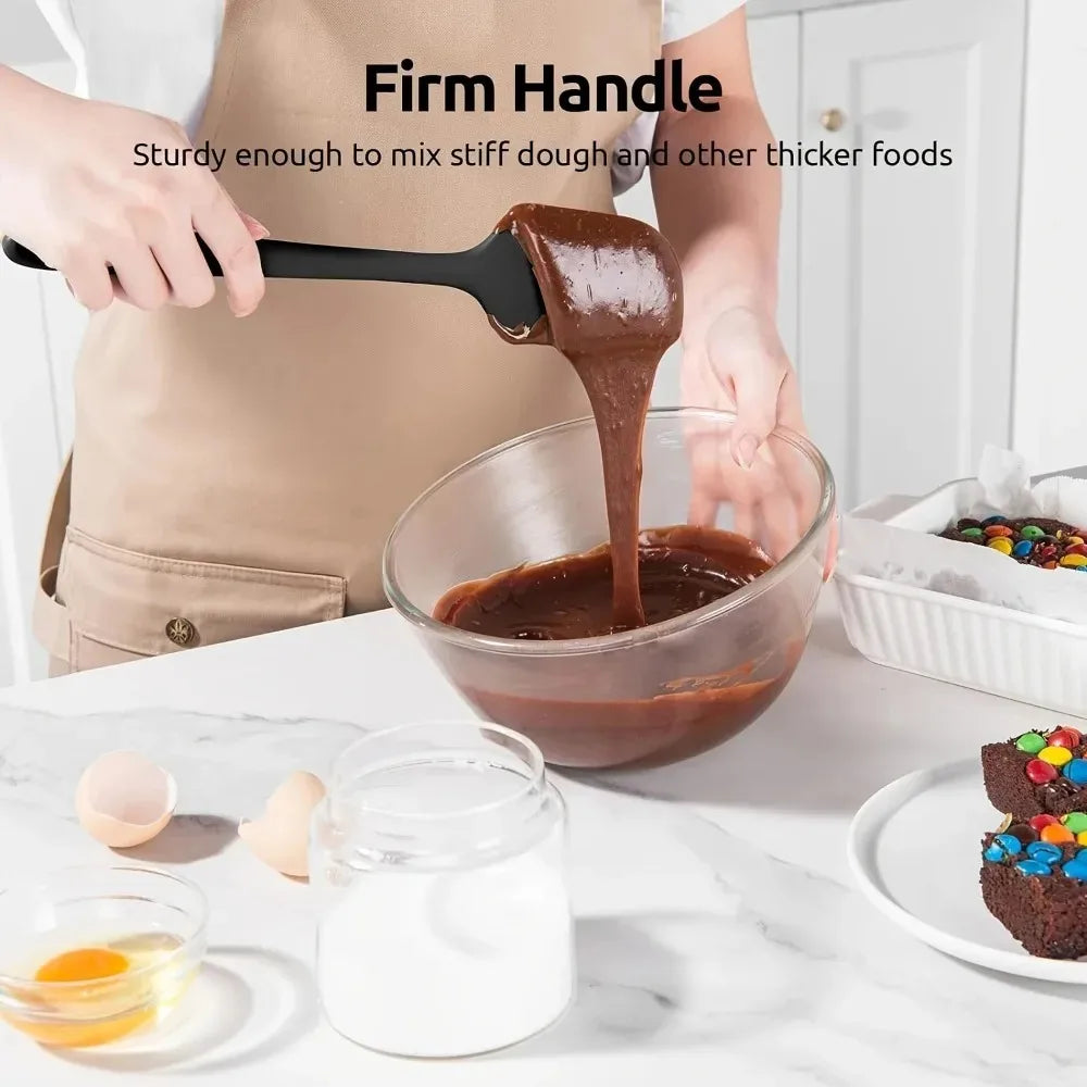 4-Piece Silicone Spatula Set – High-Temp Turner & Kitchen Tools