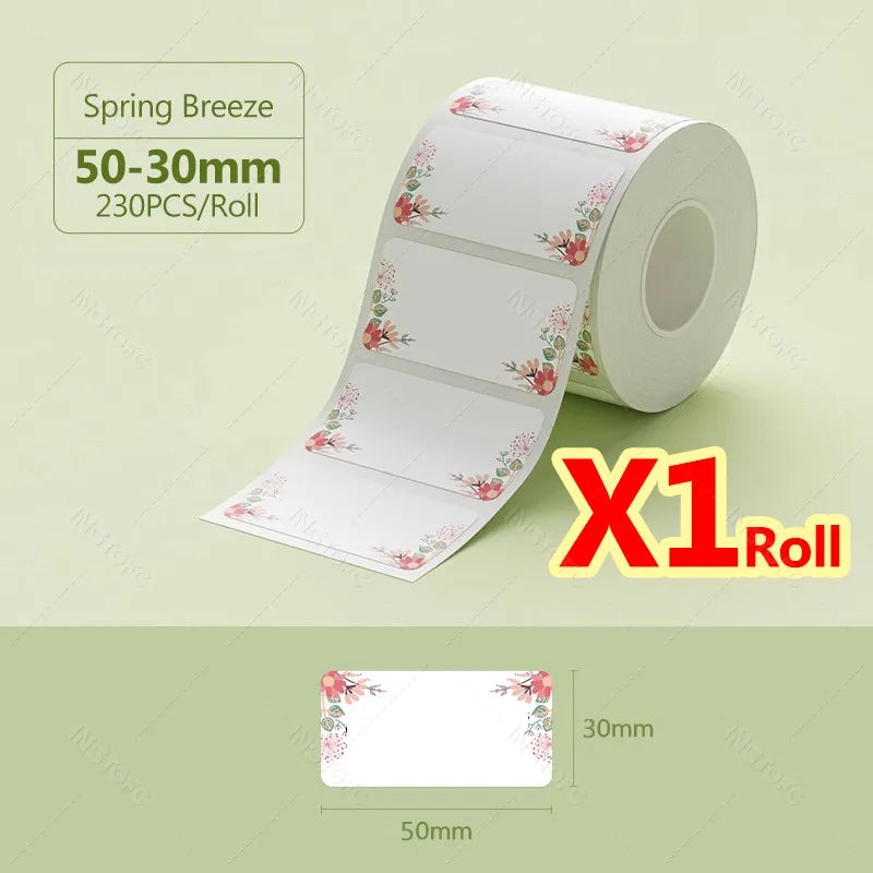 NiiMBOT Waterproof Label Paper for B1 B21 B3S Mini Printers