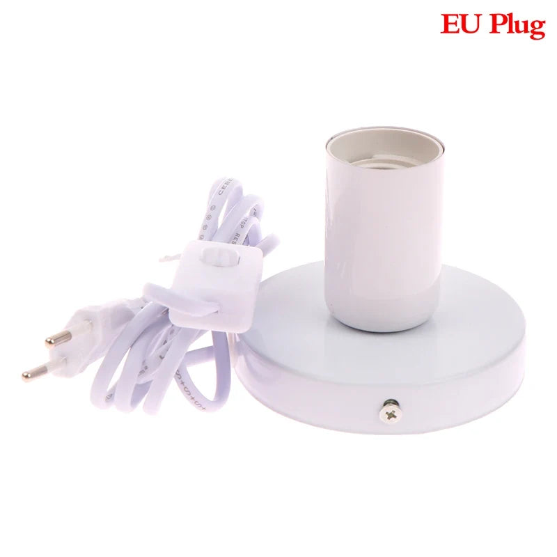Retro E27 Metal Desktop Lamp Base – Bar, Café & Home Décor