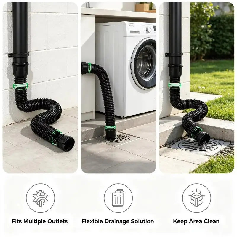 Flexible Telescopic PP Ventilation Duct Pipe – Kitchen & Bathroom