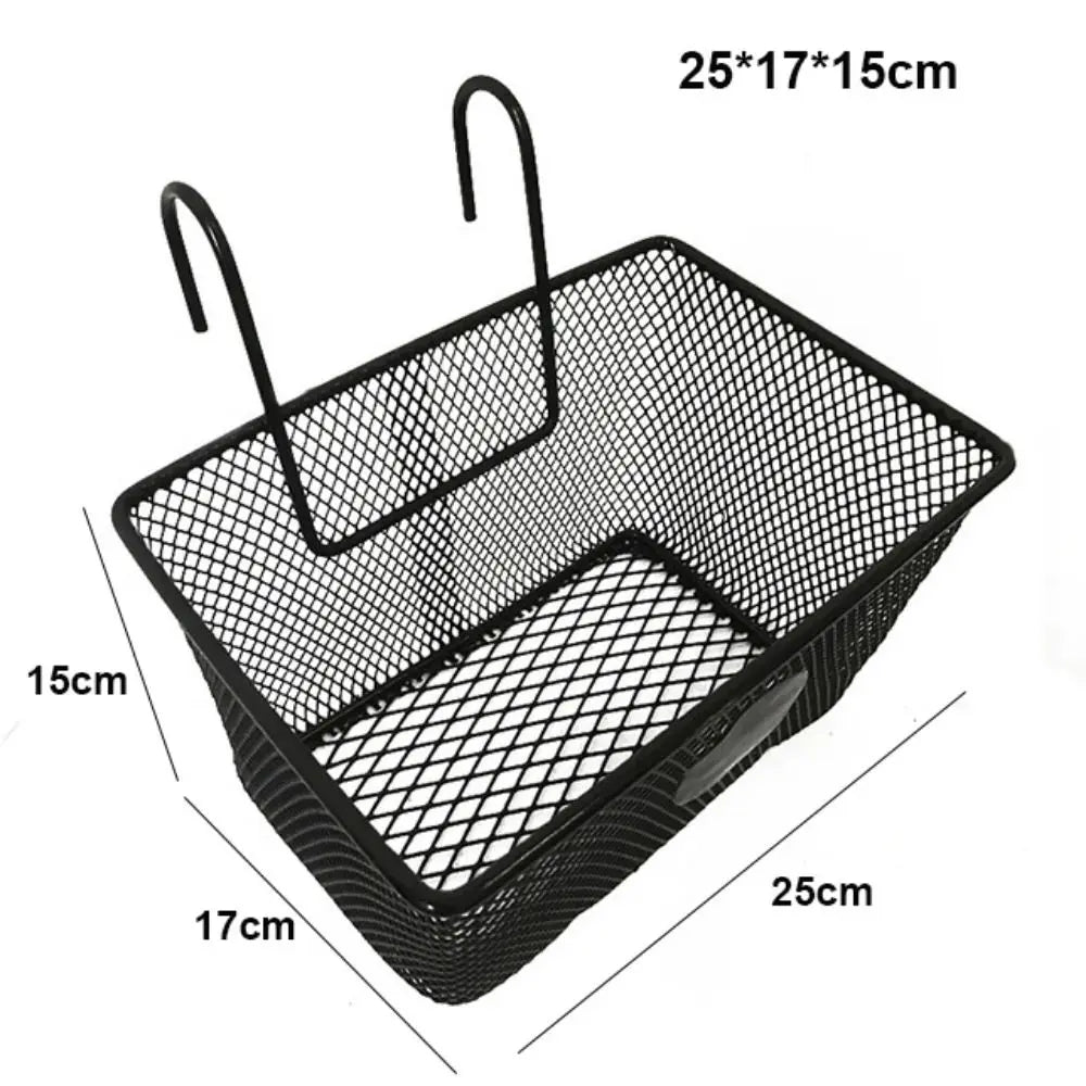 Metal Mesh Bike Front Handlebar Basket – Iron Storage Basket