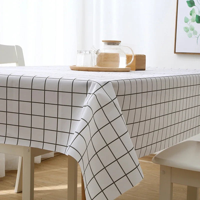 PEVA Waterproof Plaid Tablecloth 137x90cm | Party & Picnic