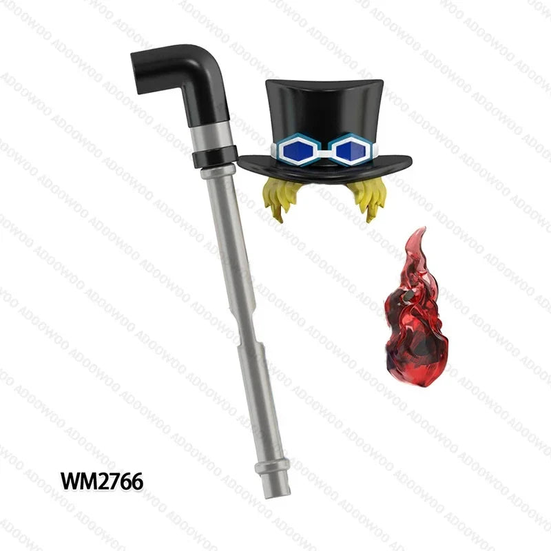One Piece Anime Building Block Figure – Luffy Zoro Toy