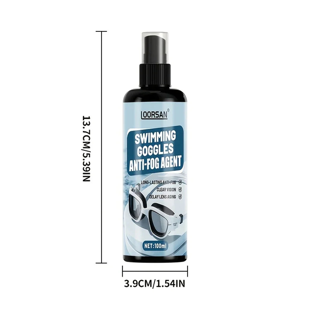 LOORSAN Anti-Fog Spray for Goggles & Eyewear – 100ml