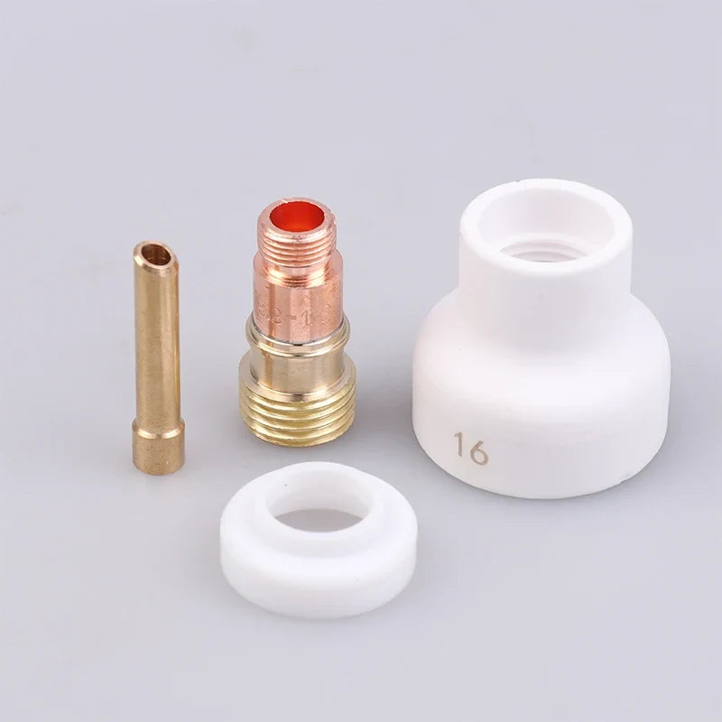 TIG Welding Ceramic Nozzle Gas Lens Kit WP17 WP18 WP26 – 4Pcs