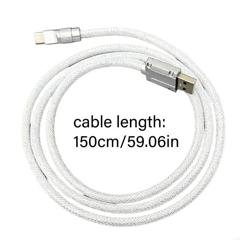 USB-C Braided Split Keyboard & Mouse Cable | 150cm Metal Caps
