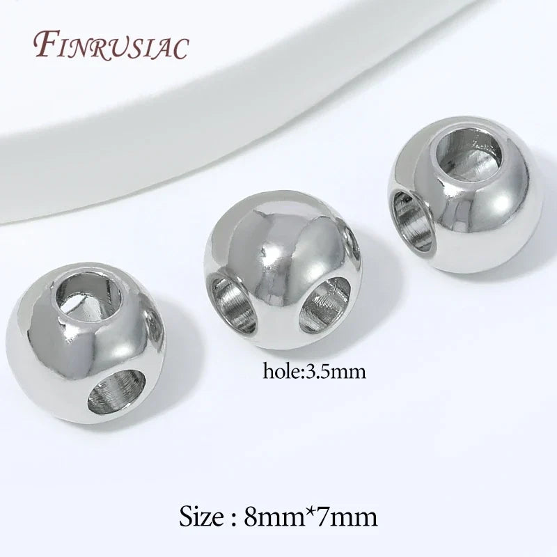Gold Plated 4-Hole Round Spacer Beads – DIY Jewelry Making
