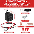 12V 200A Remote Battery Disconnect Switch – 2 Key Fobs