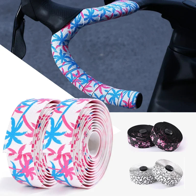 Road Bike Handlebar Tape Anti-Slip Thickened PU EVA Bar Wrap