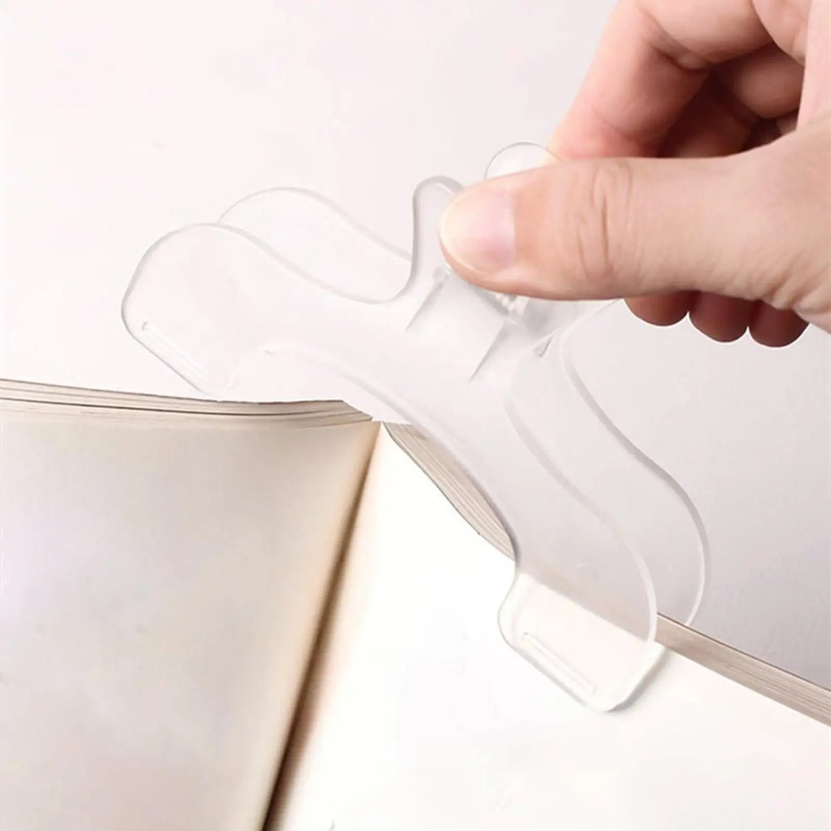 Transparent Book Clip Page Holder & Bookmark – Student Gift