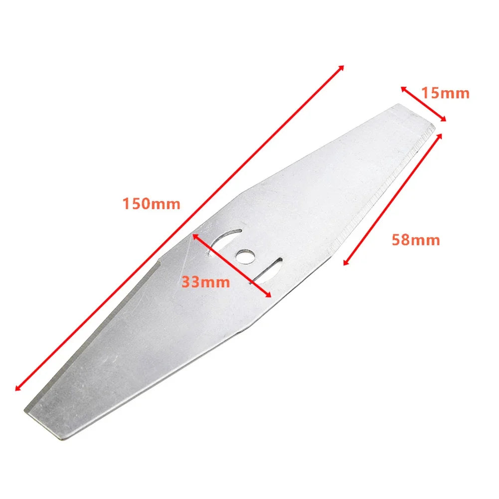 10-Pack Metal Grass Trimmer Blades | Brushcutter Lawn Mower Parts