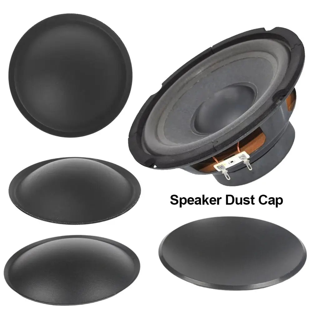 PP Black Speaker Dust Cap 30–150mm Woofer Cone Cover