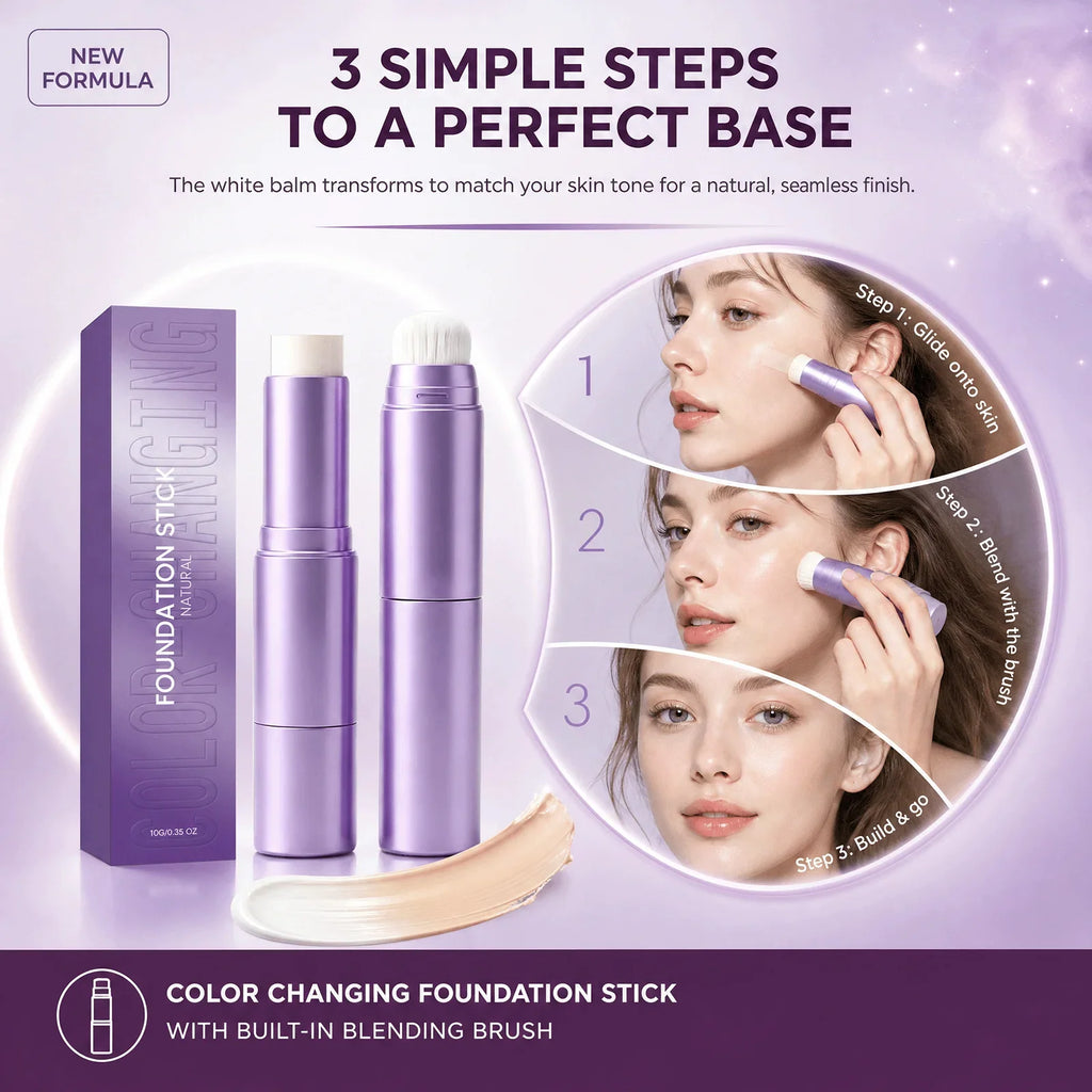 VIARELINE 2-in-1 Color Changing Foundation Stick | All Skin