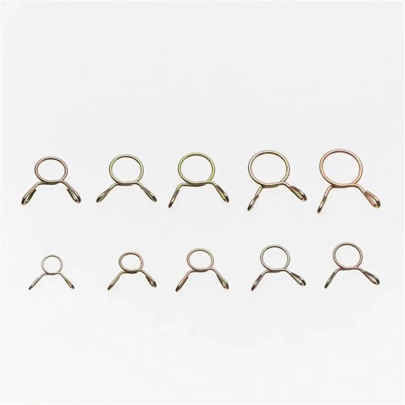 250/126PCS Spring Hose Clips 5–14mm Fuel Pipe Clamps Motorcycle