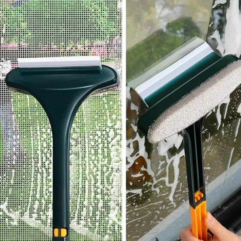 Window & Screen Cleaning Brush – Dry Wet Dual-Use Tool