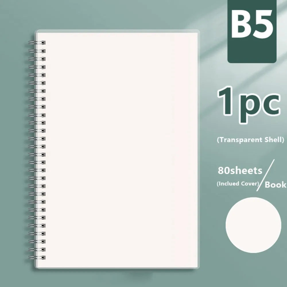 Spiral Coil Notebook A4 A5 A6 B5 – Grid, Blank & Lined