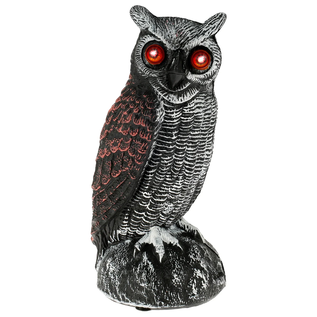 Solar Owl Decoy Bird Deterrent – 2 Modes, Motion Sensor