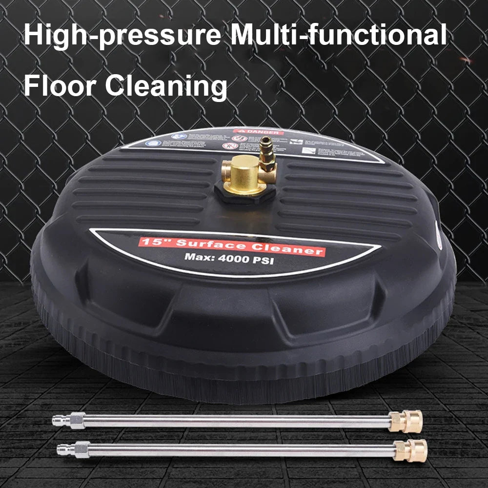 16" Pressure Washer Surface Cleaner with Wheels & Wands