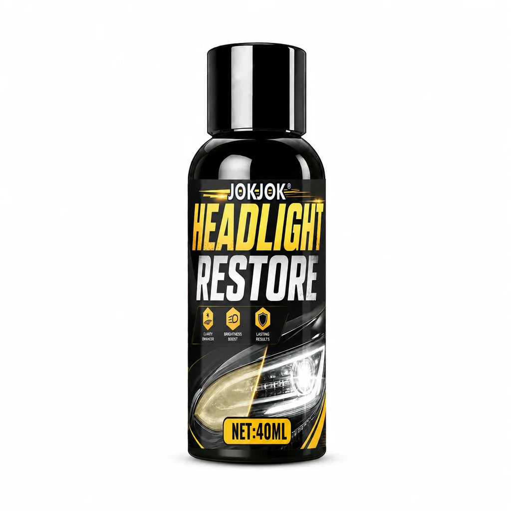 Car Headlight Restoration Kit – Remove Yellowing & Oxidation