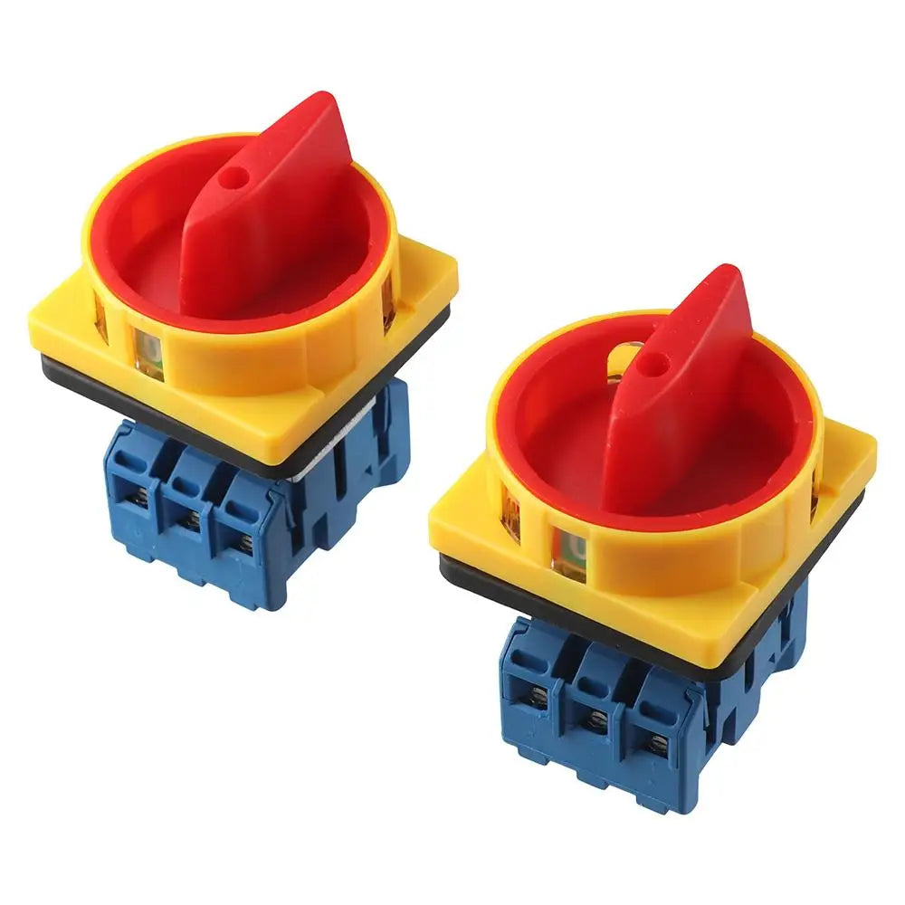 Rotary Cam Changeover Switch 25A/32A 3-Pole On-Off Power Switch