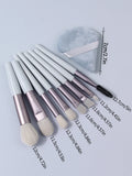9-Piece Makeup Brush Set – Foundation, Blush & Eyeshadow