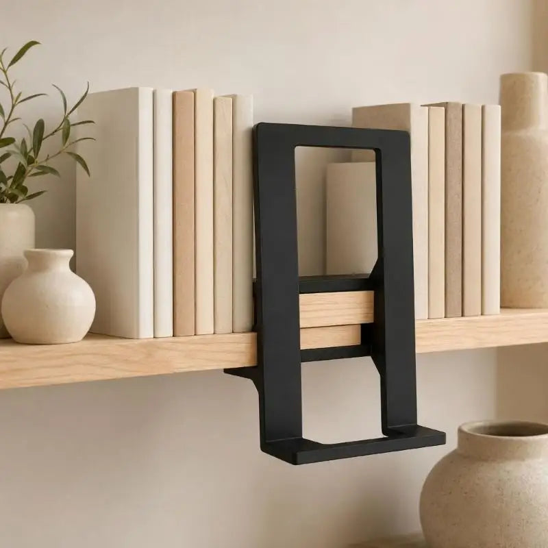 Acrylic Desktop Book Rack – Open Frame Upright Document Stand