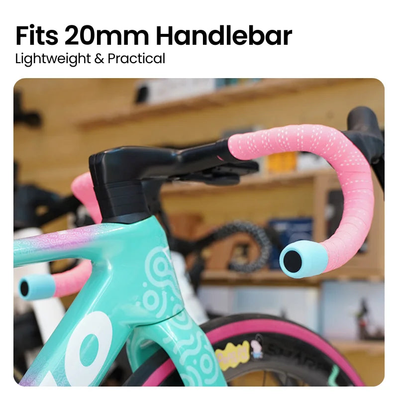 Silicone Bike Handlebar End Plugs – Multi-Color Bar Caps