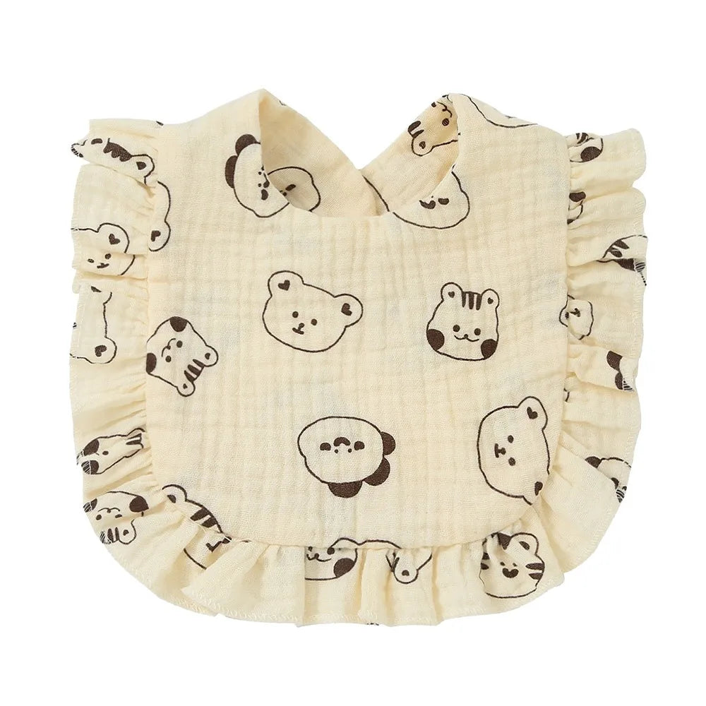 Soft Cotton Baby Bibs – Colorful Infant Burp Cloths 0–2 Yrs