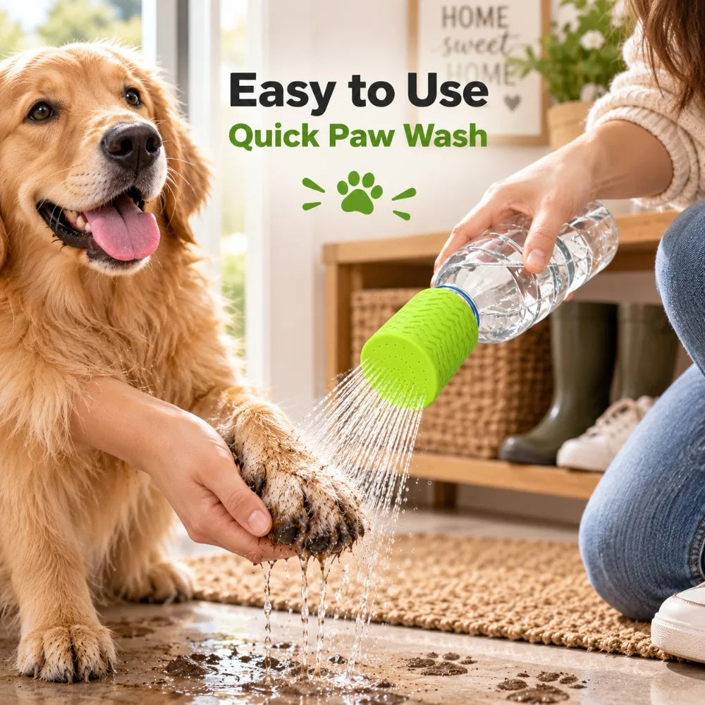 Portable Silicone Pet Bath Shower Head Sprayer – Dogs & Cats