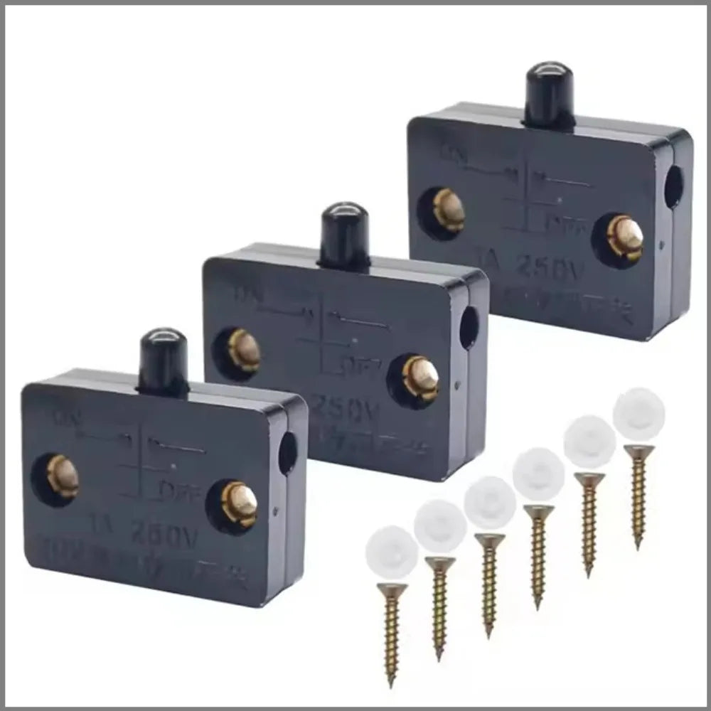 3-Pack Auto Touch Closet Door Switch – Cabinet Lamp Switch