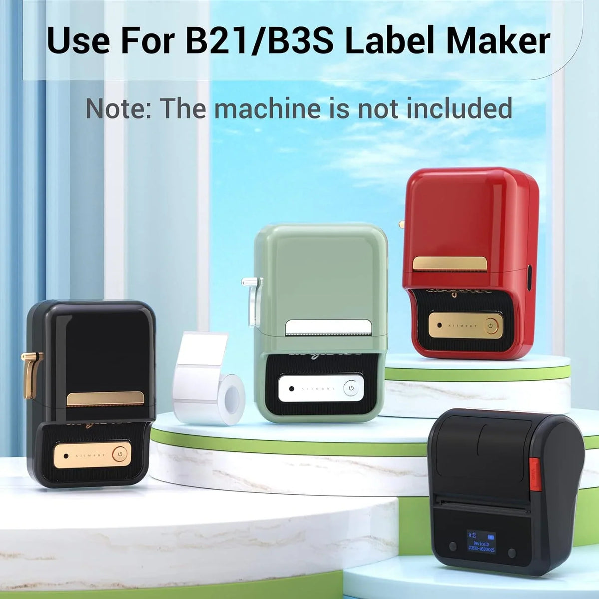 Niimbot Thermal Label Paper B1 B21 B3S – Waterproof Self-Adhesive
