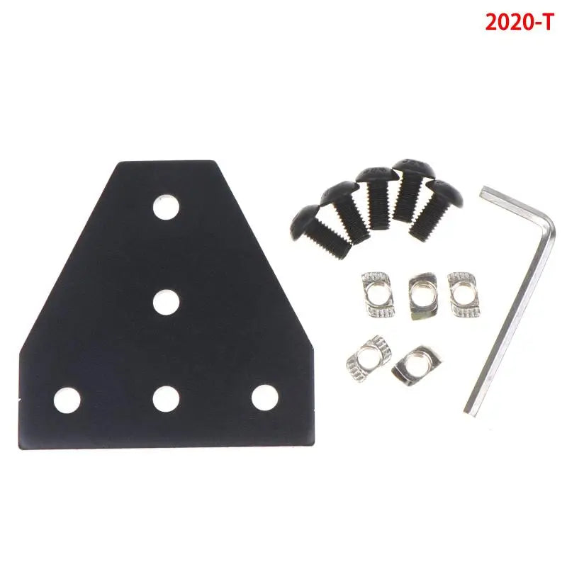 T/L 5-Hole Corner Bracket for 2020 3030 4040 Aluminum Profile