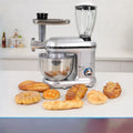 5.5L 5-in-1 Stand Mixer 1400W – Stainless Steel Dough Kneader