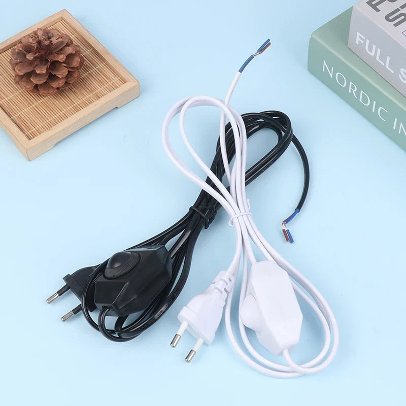 1.8M EU Plug Extension Cord with Dimmer Switch | Table Lamp