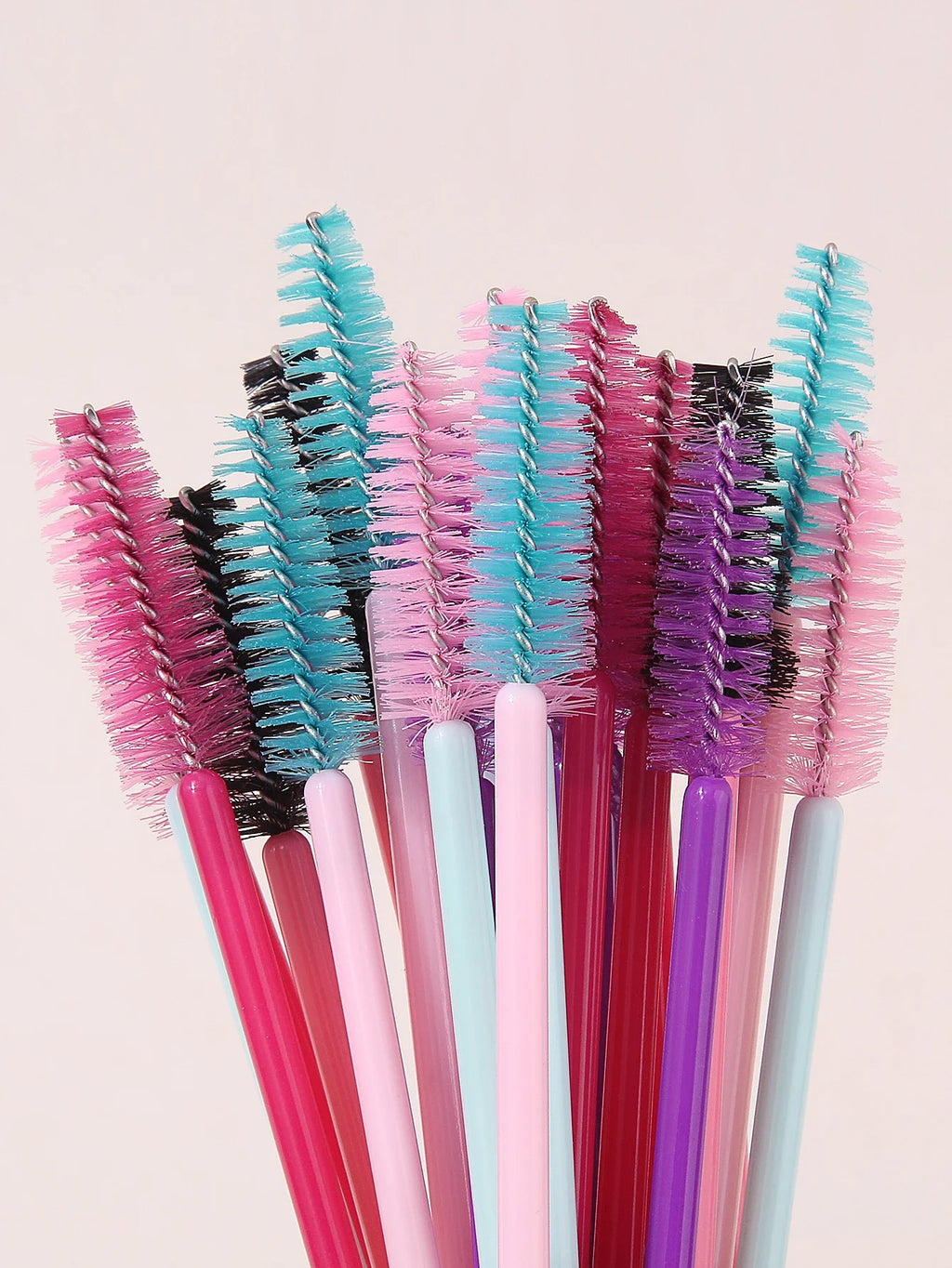 25 Pcs Eyelash Spoolie Brush Set – Mascara Wands & Eyebrow