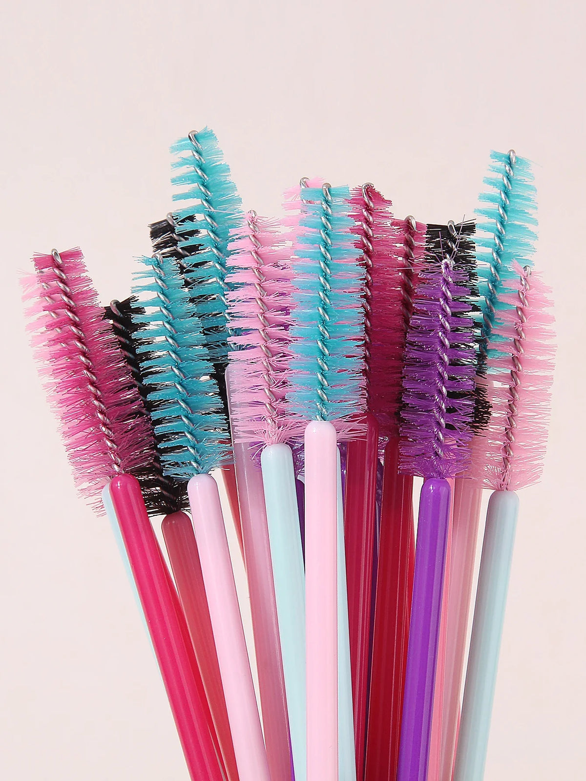 25 Pcs Eyelash Spoolie Brush Set – Mascara Wands & Eyebrow