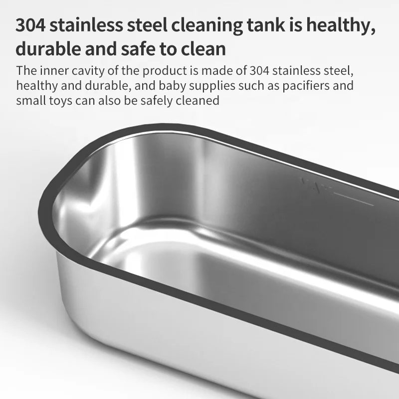 350ml Ultrasonic Cleaner | Jewelry, Watch & Tool Cleaning Machine